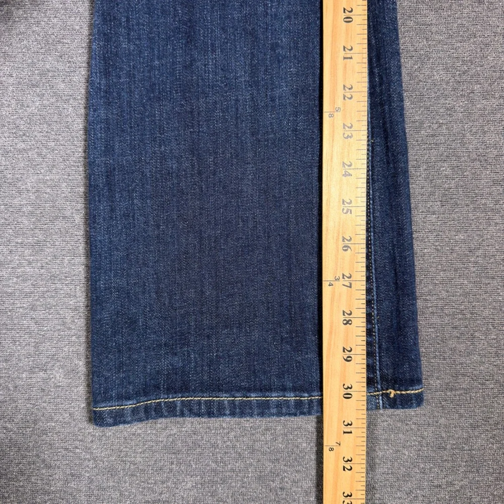 Levi's 545 Jeans Women's 8 Blue Low Rise Boot Cut Denim Stretch Dark Wash Boho